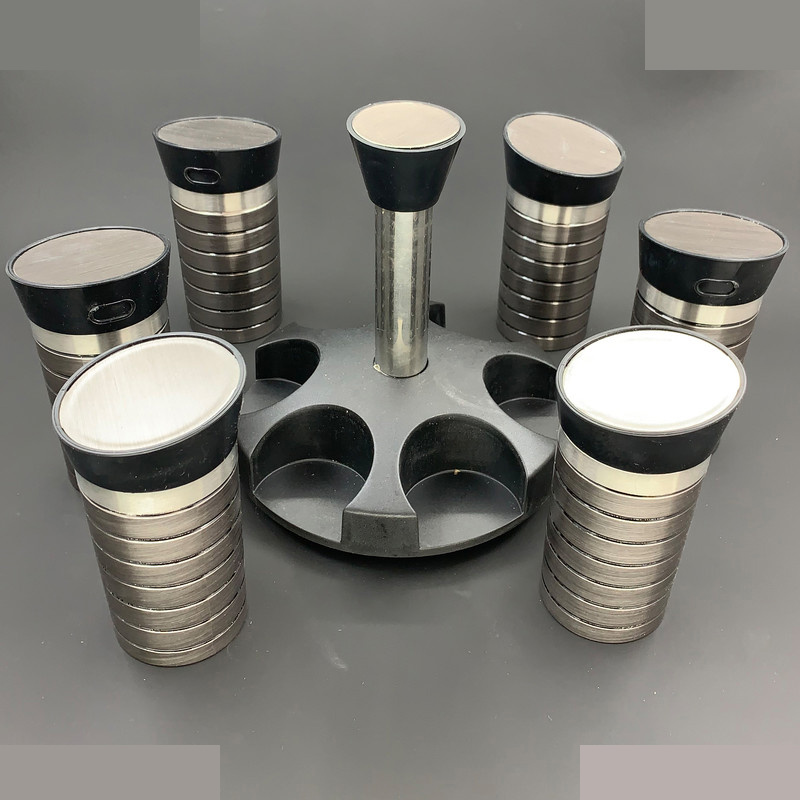 ست جای ادویه 7 پارچه بازن مدل STL کد SHR-156 ست جای ادویه 7 پارچه بازن مدل STL کد SHR-156