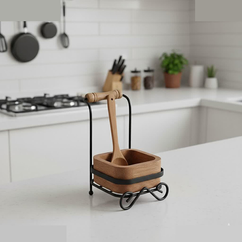 استند ابزار آشپزی لیمیتاک مدل کنار گازی مربع استند ابزار آشپزی لیمیتاک مدل کنار گازی مربع