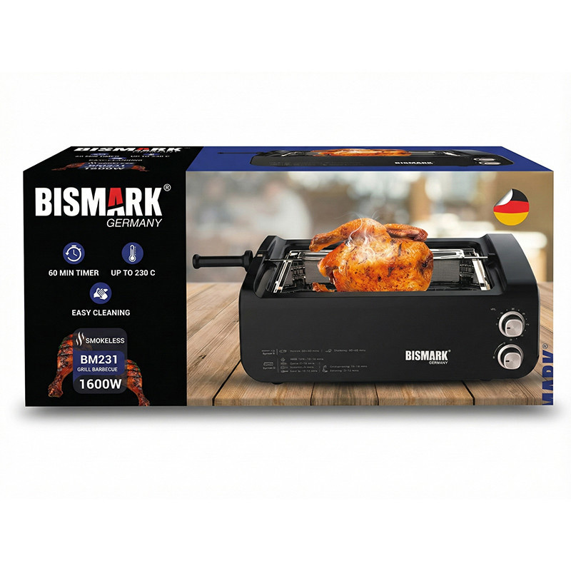 گریل برقی بیسمارک مدل BM231 گریل برقی بیسمارک مدل BM231
