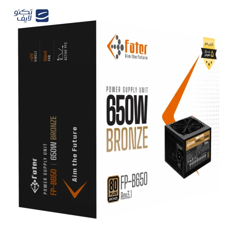 gallery-منبع تغذیه کامپیوتر فاطر مدل TX850M 80+ Gold RGB copy.png