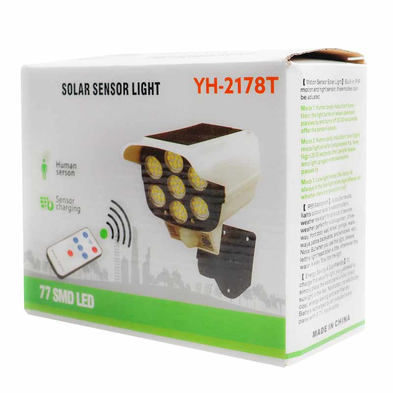 چراغ خورشیدی طرح دوربین مدار بسته مدل YH-2178T چراغ خورشیدی طرح دوربین مدار بسته مدل YH-2178T