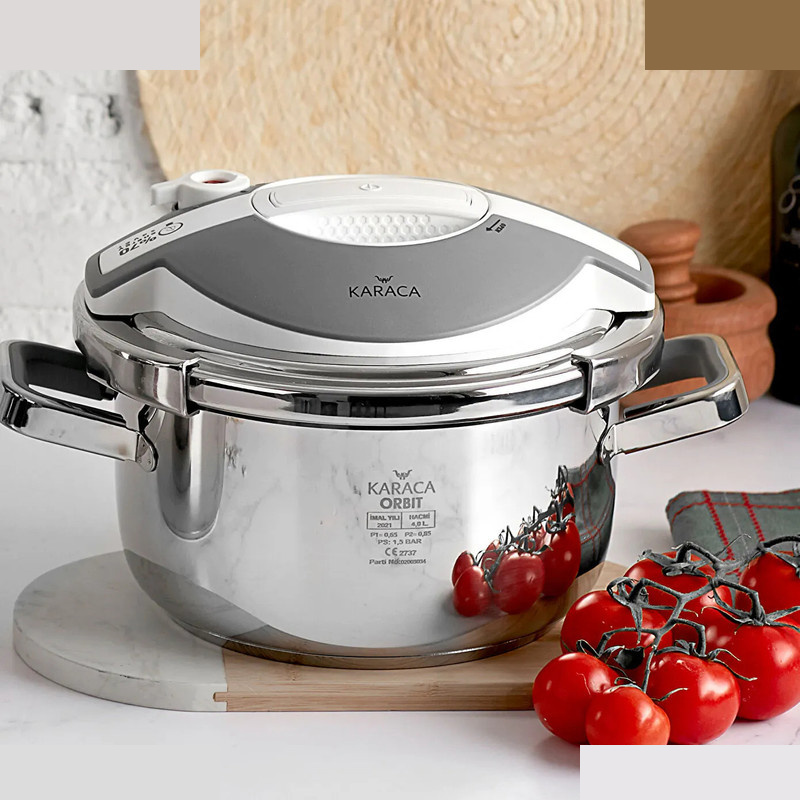 زودپز دوقلو کاراجا مدل Orbit İnduksiyon گنجایش 4 و 6 لیتر زودپز دوقلو کاراجا مدل Orbit İnduksiyon گنجایش 4 و 6 لیتر