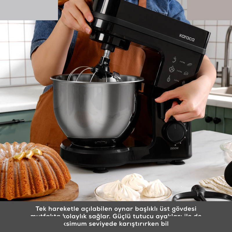 همزن کاسهدار 5 لیتری کاراجا مدل Maestrochef Stella همزن کاسهدار 5 لیتری کاراجا مدل Maestrochef Stella