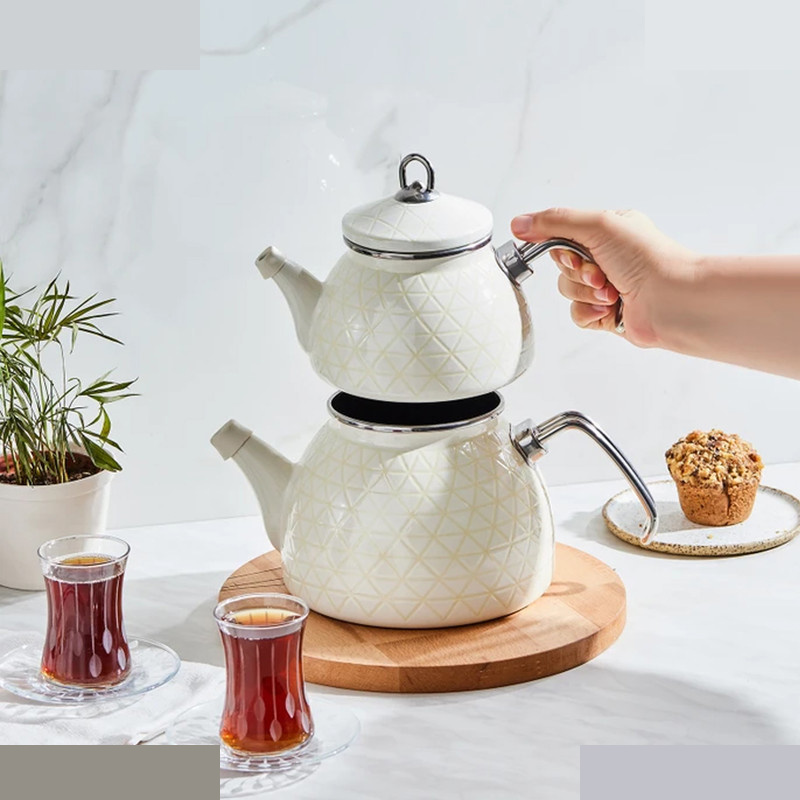 ست کتری و قوری کاراجا مدل Kristal ست کتری و قوری کاراجا مدل Kristal