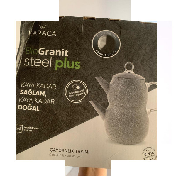 ست کتری و قوری کاراجا مدل bio granit ست کتری و قوری کاراجا مدل bio granit