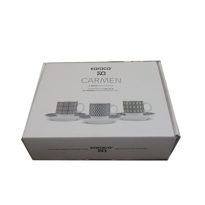 سرویس قهوه خوری 12 پارچه کاراجا مدل CARMEN سرویس قهوه خوری 12 پارچه کاراجا مدل CARMEN