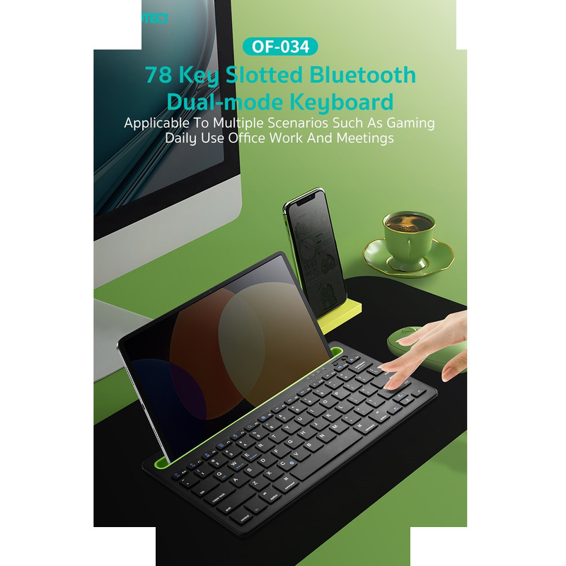 کیبورد بیسیم تبلت کوتتسی مدل OF-034