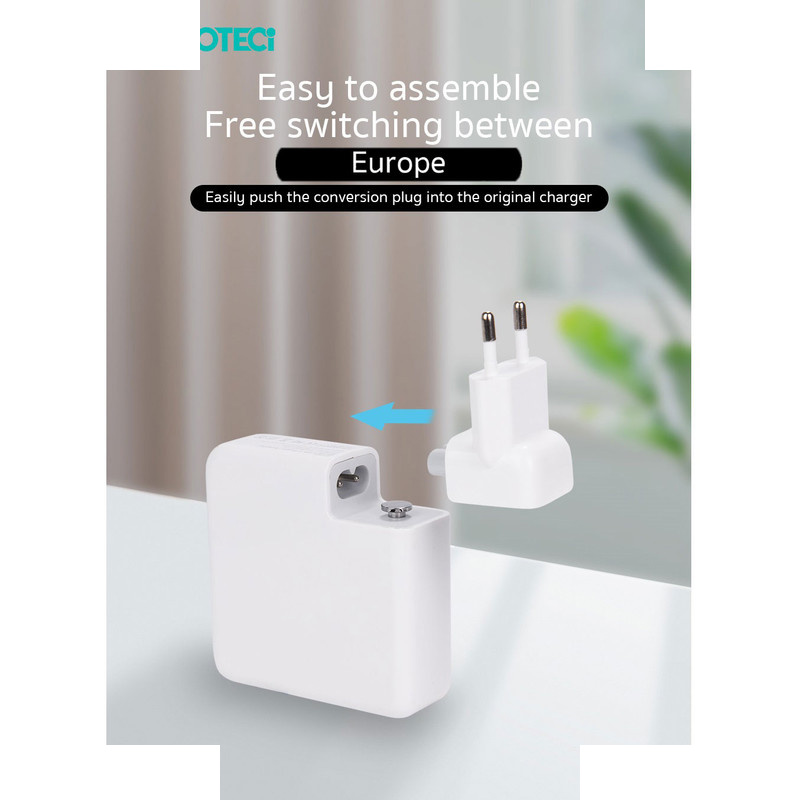 شارژر لپ تاپ 96 وات کوتتسی مدل MB1090-L96W-U مناسب برای مک بوک به همراه کابل Magsafe 1 شارژر لپ تاپ 96 وات کوتتسی مدل MB1090-L96W-U مناسب برای مک بوک به همراه کابل Magsafe 1