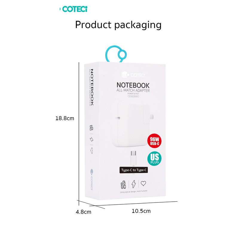 شارژر لپ تاپ 140 وات کوتتسی مدل MB1090-C140W-U مناسب برای مک بوک به همراه کابل USB-C شارژر لپ تاپ 140 وات کوتتسی مدل MB1090-C140W-U مناسب برای مک بوک به همراه کابل USB-C