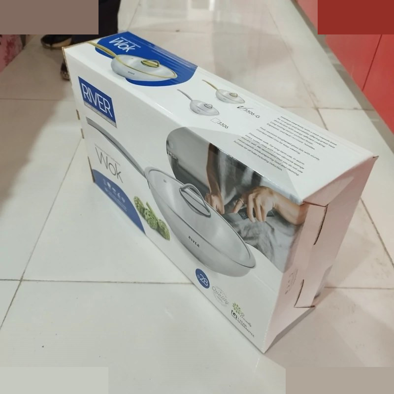 تابه ووک استیل ریور مدل سیلور کد TP3305 سایز 32 تابه ووک استیل ریور مدل سیلور کد TP3305 سایز 32