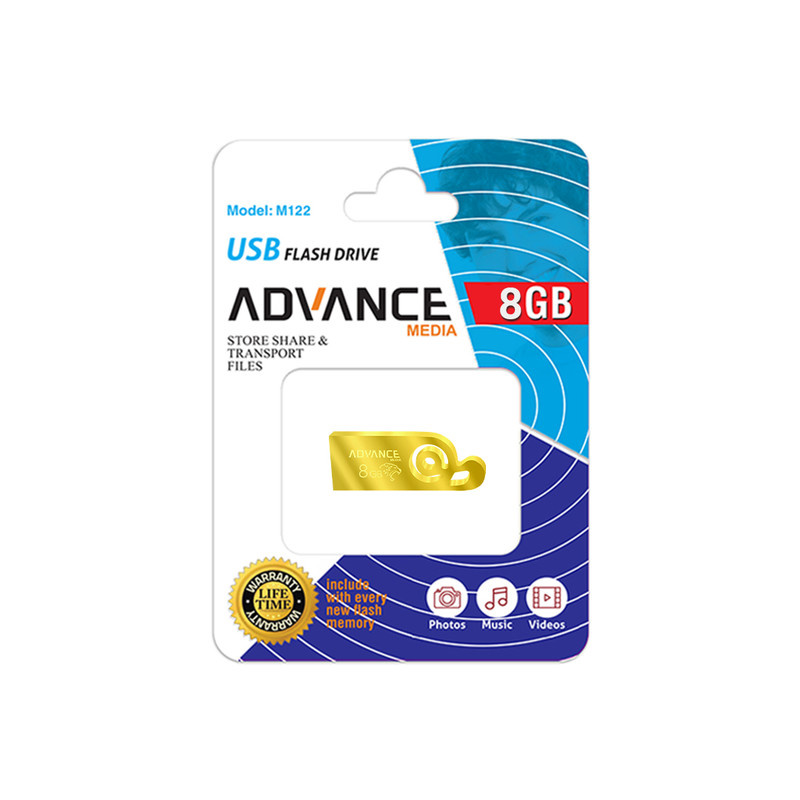 فلش مموری ادونس مدل M-122 ظرفیت 8 گیگابایت با رابط USB فلش مموری ادونس مدل M-122 ظرفیت 8 گیگابایت با رابط USB