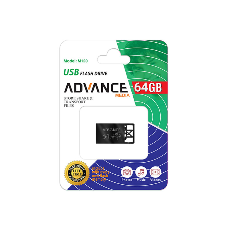 فلش مموری ادونس مدل M-120 ظرفیت 64 گیگابایت با رابط USB فلش مموری ادونس مدل M-120 ظرفیت 64 گیگابایت با رابط USB