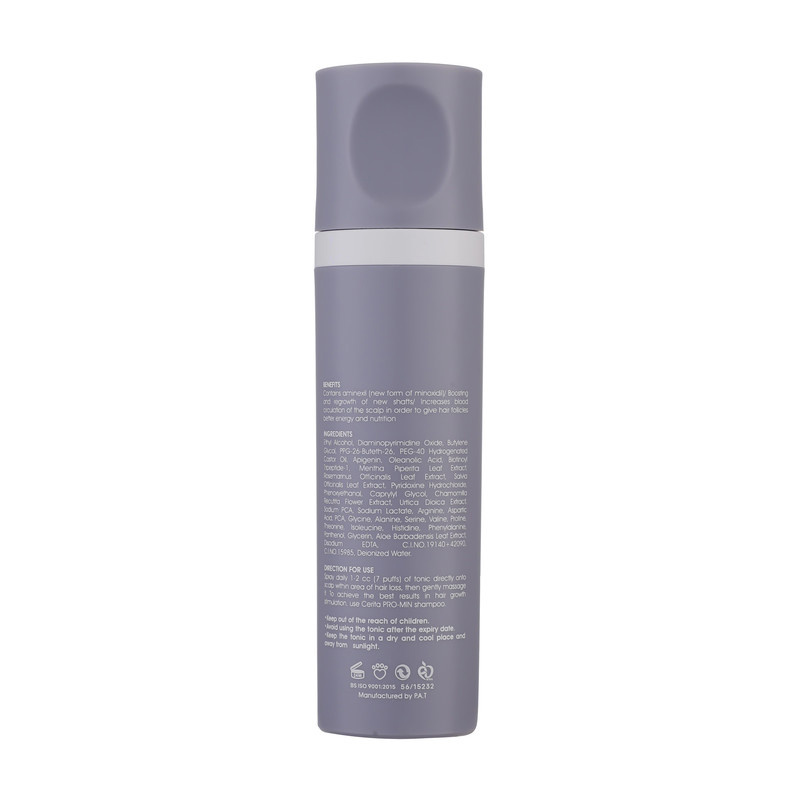 اسپری تقویت کننده مو سریتا مدل Pro-min مناسب انواع مو حجم 50 میلیلیتر اسپری تقویت کننده مو سریتا مدل Pro-min مناسب انواع مو حجم 50 میلیلیتر
