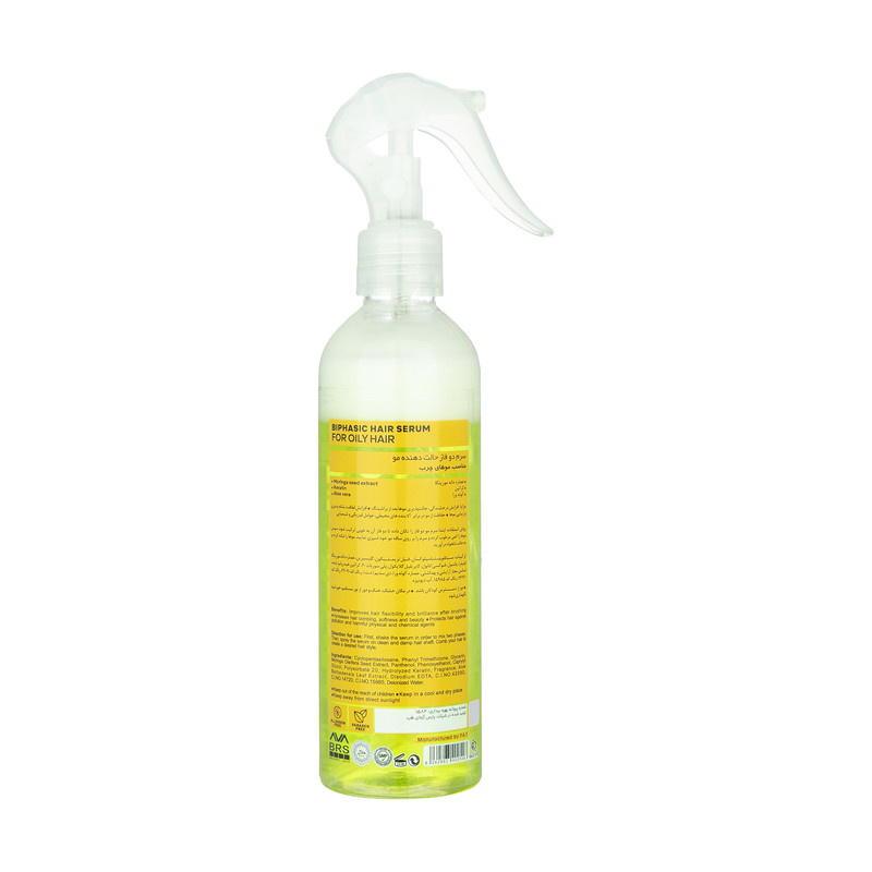 سرم دوفاز مو سریتا مدل Biphasic Oily حجم 230 میلی لیتر سرم دوفاز مو سریتا مدل Biphasic Oily حجم 230 میلی لیتر