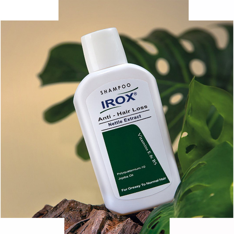 شامپو ضد ریزش ایروکس مدل nettle extract حجم 200 میلیلیتر شامپو ضد ریزش ایروکس مدل nettle extract حجم 200 میلیلیتر
