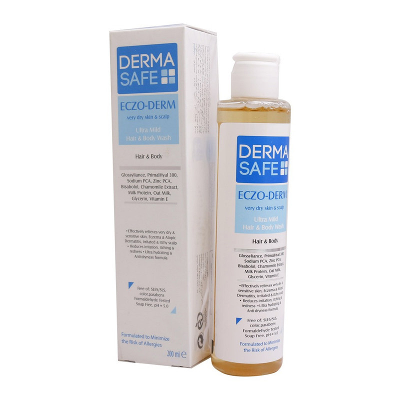 شامپو مو درماسیف مدل ECZO-DERM حجم 200 میلی لیتر شامپو مو درماسیف مدل ECZO-DERM حجم 200 میلی لیتر