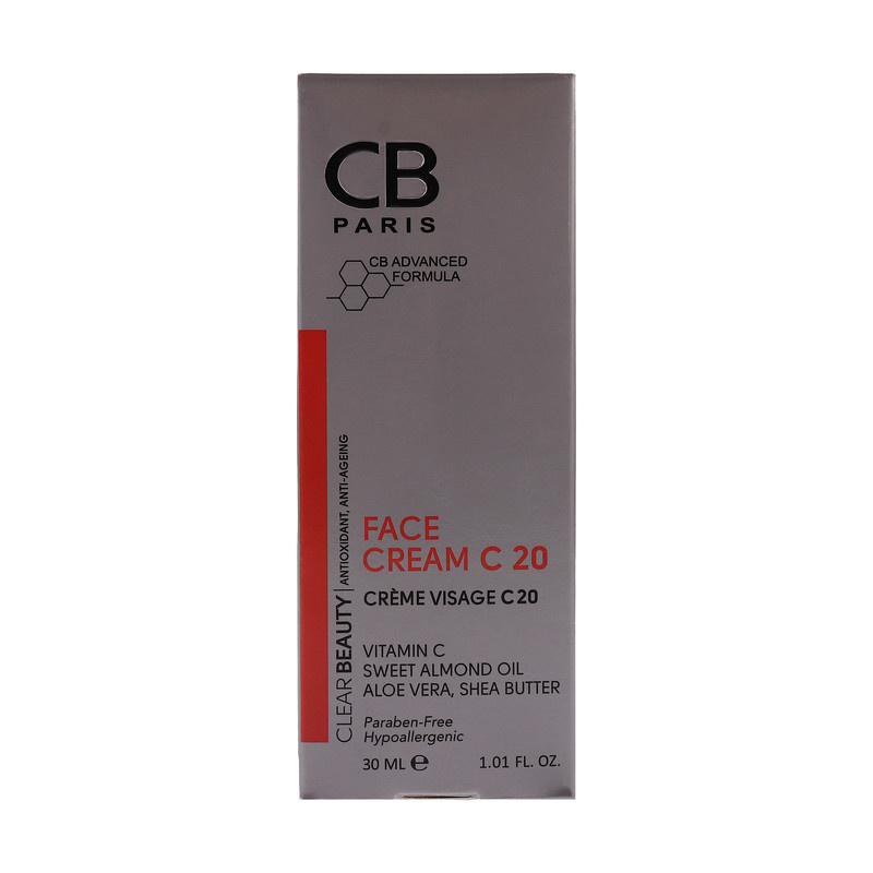 کرم روشن کننده سی بی پاریس مدل C 20 حجم 30 میلی لیتر کرم روشن کننده سی بی پاریس مدل C 20 حجم 30 میلی لیتر
