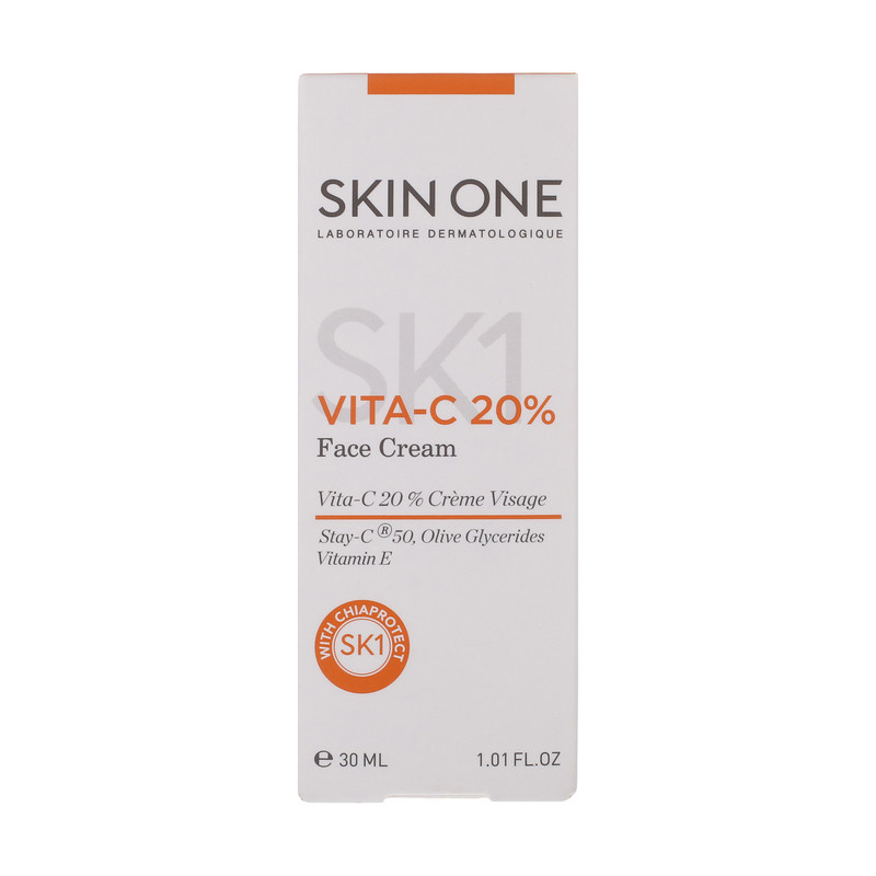 کرم روشن کننده اسکین وان مدل Vitamin C حجم 30 میلی لیتر کرم روشن کننده اسکین وان مدل Vitamin C حجم 30 میلی لیتر