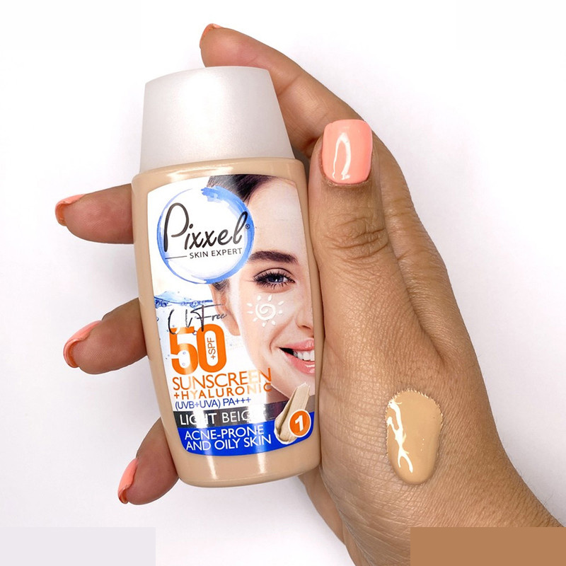کرم ضدآفتاب رنگی پیکسل +SPF50 مدل LIGHT BEIGE مناسب پوست های حساس و خشک حجم 50 میلیلیتر کرم ضدآفتاب رنگی پیکسل +SPF50 مدل LIGHT BEIGE مناسب پوست های حساس و خشک حجم 50 میلیلیتر