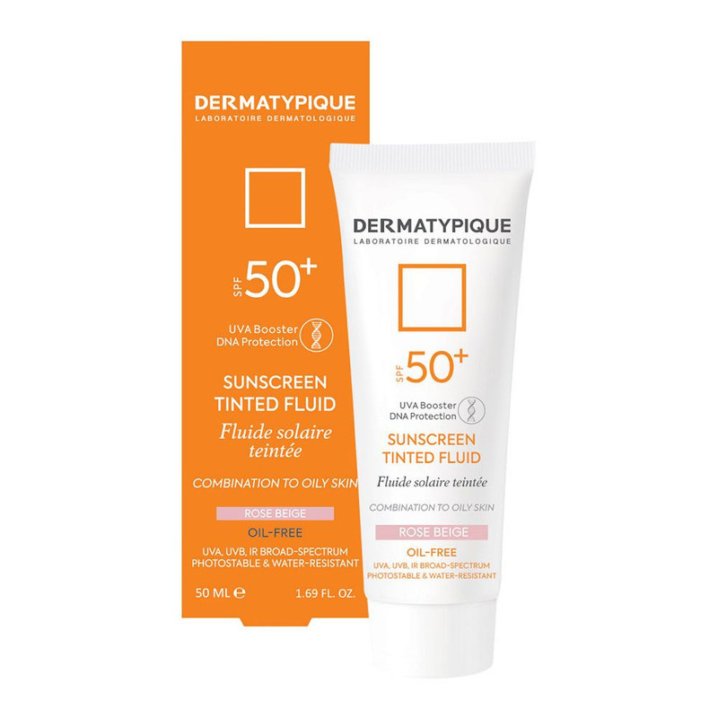 فلوئید ضدآفتاب رنگی درماتیپیک 50 SPF مدل TINTED FLUID فلوئید ضدآفتاب رنگی درماتیپیک 50 SPF مدل TINTED FLUID