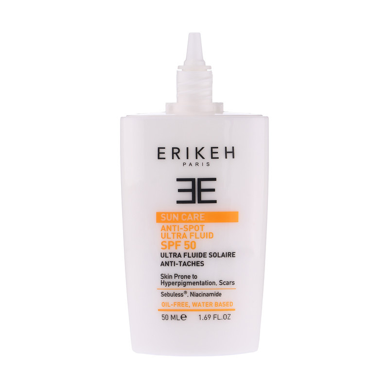 کرم ضد آفتاب بدون رنگ اریکه SPF50 مدل Anti-Spot محافظ UVAUVB مناسب انواع پوست حجم 50 میلیلیتر کرم ضد آفتاب بدون رنگ اریکه SPF50 مدل Anti-Spot محافظ UVAUVB مناسب انواع پوست حجم 50 میلیلیتر