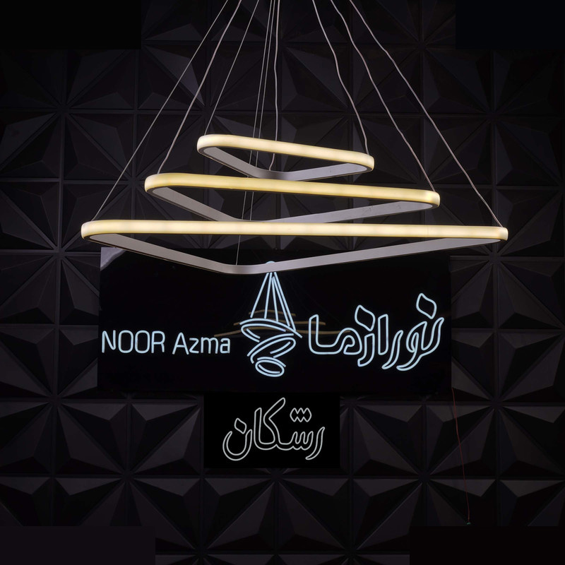 لوستر 1 شعله نور از ما رشکان مدل triangle/SET لوستر 1 شعله نور از ما رشکان مدل triangle/SET
