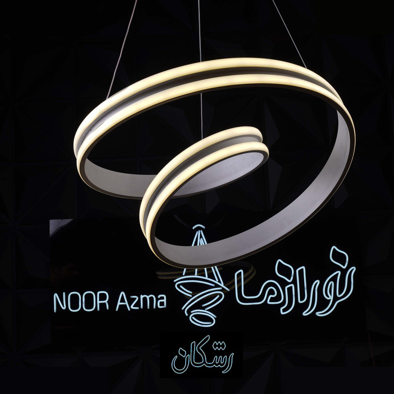 لوستر 2 شعله نورازما رشکان مدل tudeli/3lin.n لوستر 2 شعله نورازما رشکان مدل tudeli/3lin.n