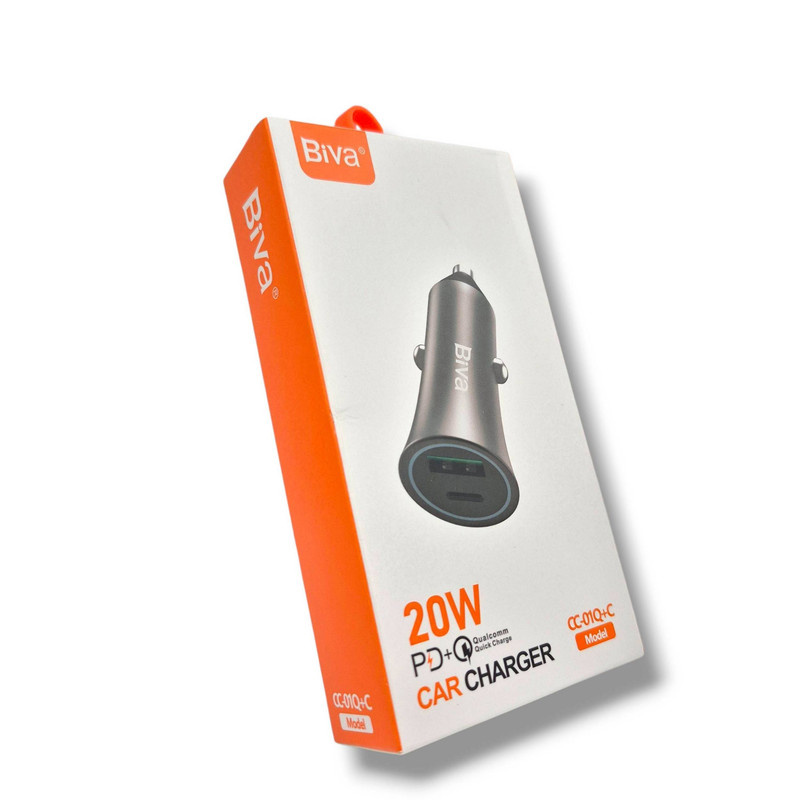 شارژر فندکی ۲۰ وات بیوا مدل CC-01Q+C شارژر فندکی ۲۰ وات بیوا مدل CC-01Q+C