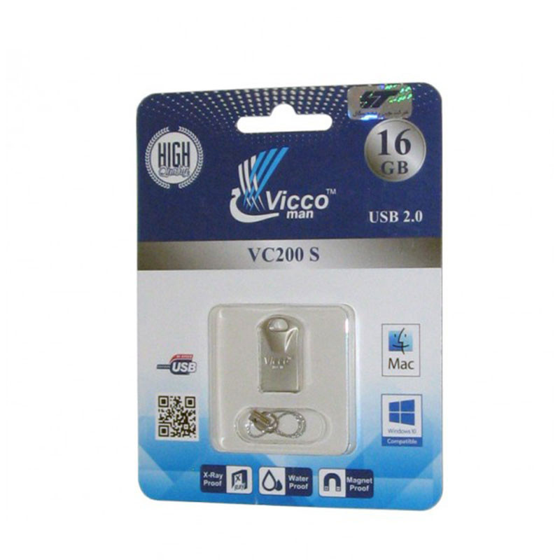 فلش مموری ویکومن مدل VC200S ظرفیت 16 گیگابایت فلش مموری ویکومن مدل VC200S ظرفیت 16 گیگابایت
