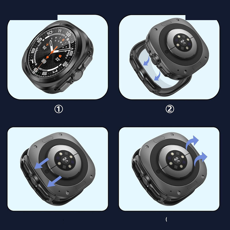 کاور زیرو مدل ZR-NGL مناسب برای ساعت هوشمند سامسونگ Galaxy Watch 7 Ultra 47mm کاور زیرو مدل ZR-NGL مناسب برای ساعت هوشمند سامسونگ Galaxy Watch 7 Ultra 47mm