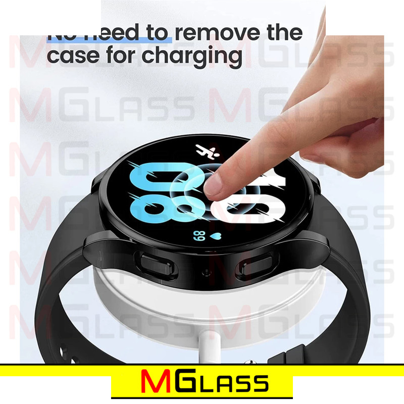 کاور ام گلس مدل PC-Bumper-MG مناسب برای ساعت هوشمند سامسونگ Galaxy Watch 5 40mm به همراه محافظ صفحه نمایش کاور ام گلس مدل PC-Bumper-MG مناسب برای ساعت هوشمند سامسونگ Galaxy Watch 5 40mm به همراه محافظ صفحه نمایش
