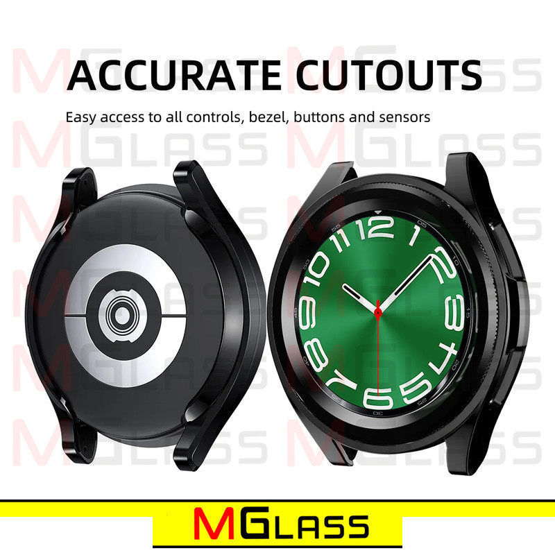 کاور ام گلس مدل MG-360 مناسب برای ساعت هوشمند سامسونگ Galaxy Watch 6 Classic 43mm کاور ام گلس مدل MG-360 مناسب برای ساعت هوشمند سامسونگ Galaxy Watch 6 Classic 43mm