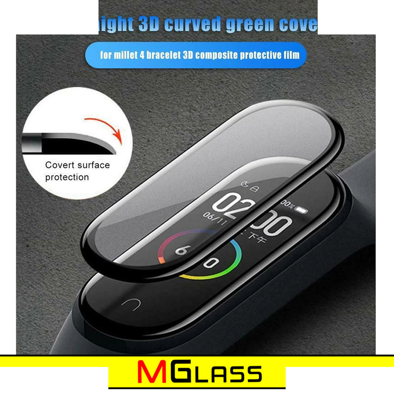 محافظ صفحه نمایش نانو ام گلس مدل NMG مناسب برای ساعت هوشمند شیائومی Mi Band 7 بسته سه عددی