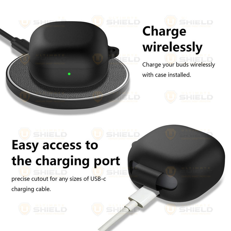 کاور آلتیمیت شیلد مدل Silicone UL مناسب برای کیس هدفون بیسیم سامسونگ Galaxy Buds 2 کاور آلتیمیت شیلد مدل Silicone UL مناسب برای کیس هدفون بیسیم سامسونگ Galaxy Buds 2