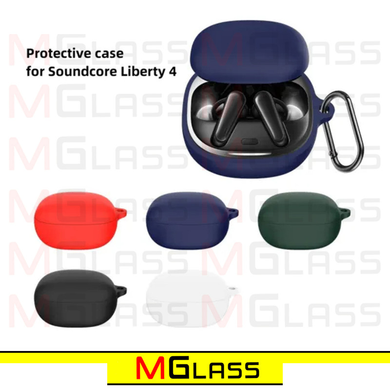کاور ام گلس مدل Silicon-MG مناسب برای کیس هدفون بی سیم انکر Soundcore Liberty 4 کاور ام گلس مدل Silicon-MG مناسب برای کیس هدفون بی سیم انکر Soundcore Liberty 4