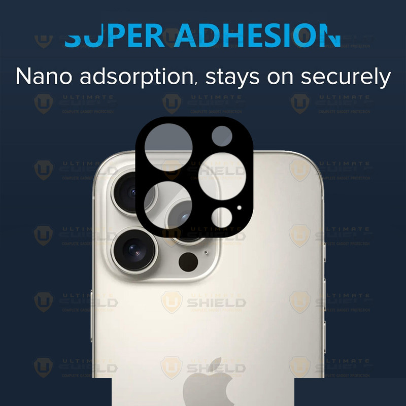 محافظ لنز دوربین آلتیمیت شیلد مدل Noir Glass UL مناسب برای گوشی موبایل اپل iPhone 16 Pro / 16 Pro Max محافظ لنز دوربین آلتیمیت شیلد مدل Noir Glass UL مناسب برای گوشی موبایل اپل iPhone 16 Pro / 16 Pro Max