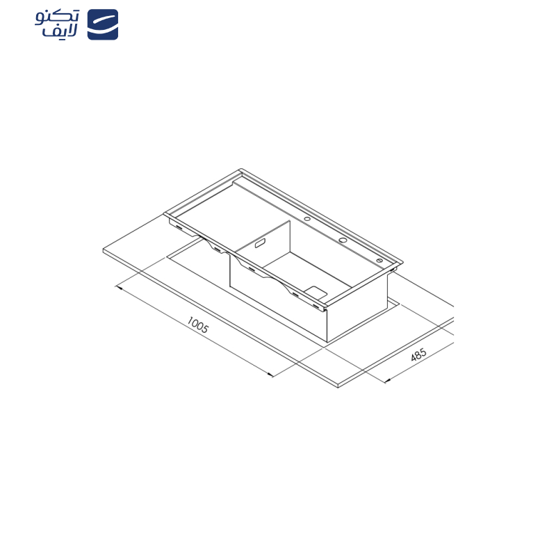 gallery-سینک ظرفشویی استیل توکار یک لگنه کن مدل BCN305 copy.png