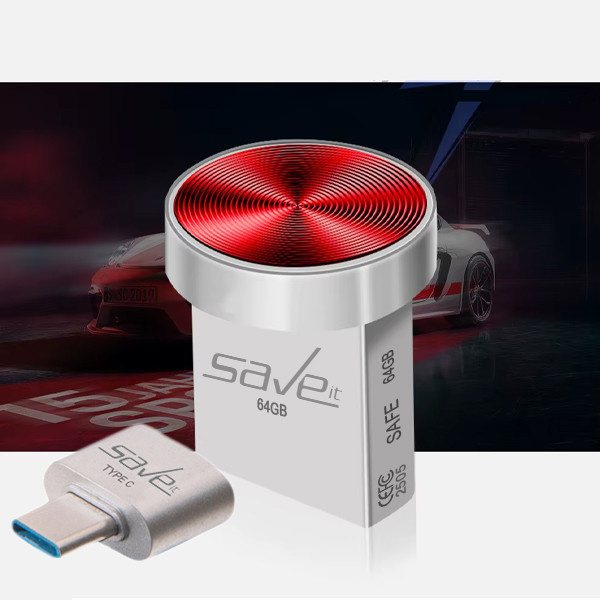 فلش مموری سیویت مدل SAFE CPLUS ظرفیت 64 گیگابایت با رابط USB-C فلش مموری سیویت مدل SAFE CPLUS ظرفیت 64 گیگابایت با رابط USB-C