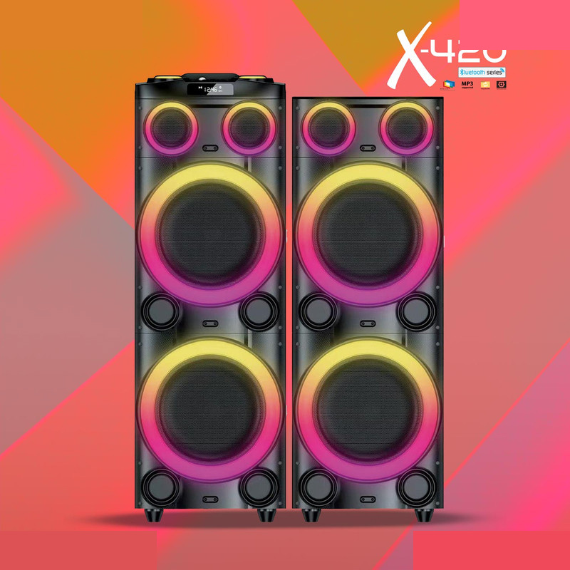 پخش کننده خانگی دوقلو میکرولب مدل DJ X-420 پخش کننده خانگی دوقلو میکرولب مدل DJ X-420