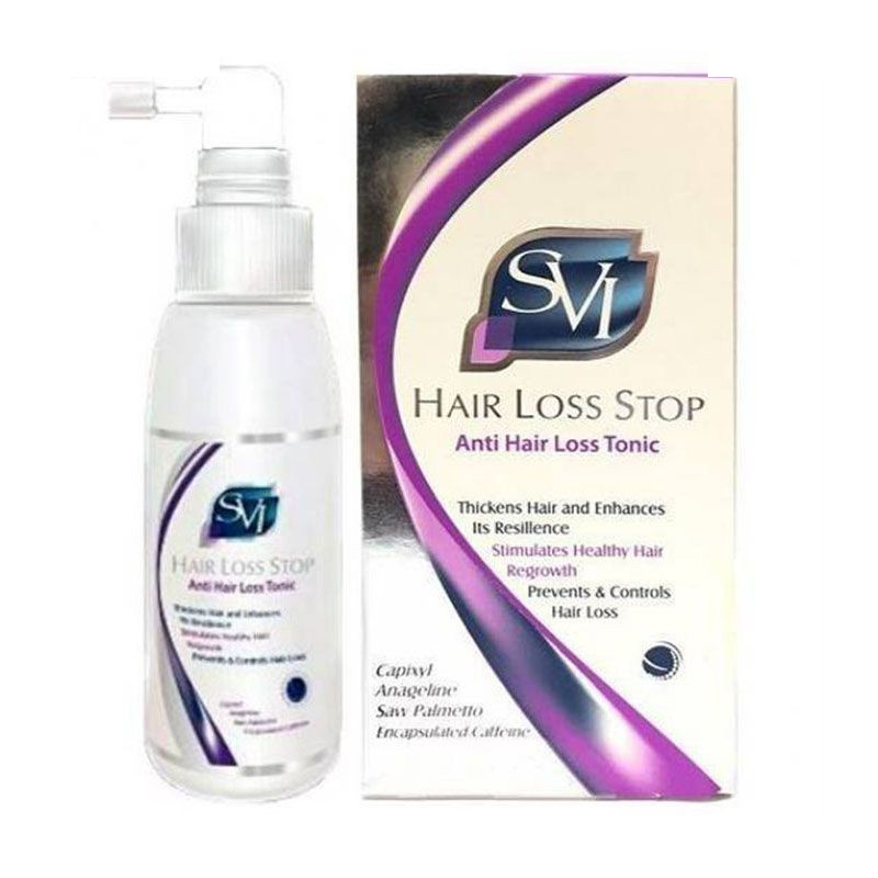 تونیک تقویت کننده مو اس وی آی مدل hair loss stop حجم 100 میلی لیتر تونیک تقویت کننده مو اس وی آی مدل hair loss stop حجم 100 میلی لیتر