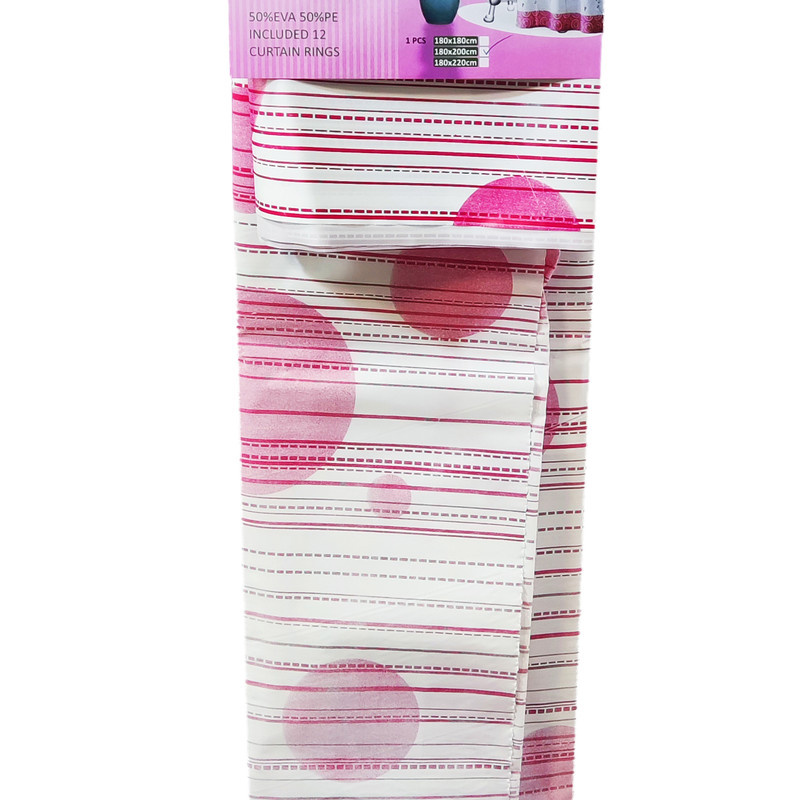 پرده حمام جی پک مدل خطی کد BL_98 سایز 180x200 سانتی متر پرده حمام جی پک مدل خطی کد BL_98 سایز 180x200 سانتی متر