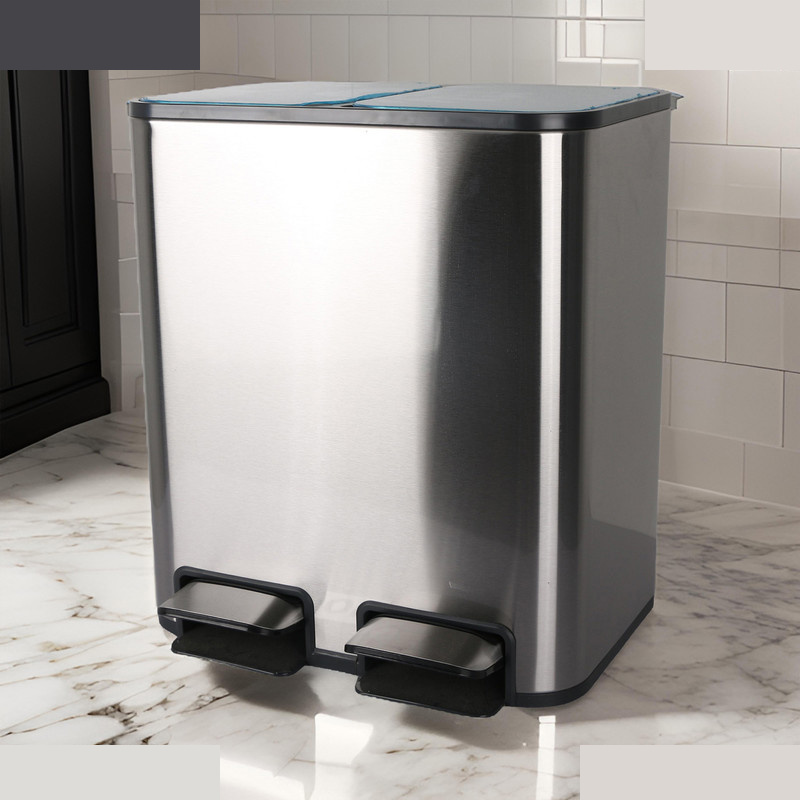 سطل زباله پدالی دلفین مدل Pry-twin-4027 سطل زباله پدالی دلفین مدل Pry-twin-4027