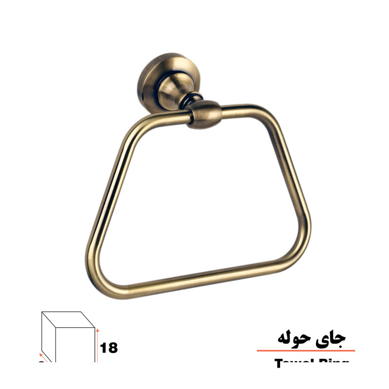 آویز حوله دلفین مدل 78 AB آویز حوله دلفین مدل 78 AB