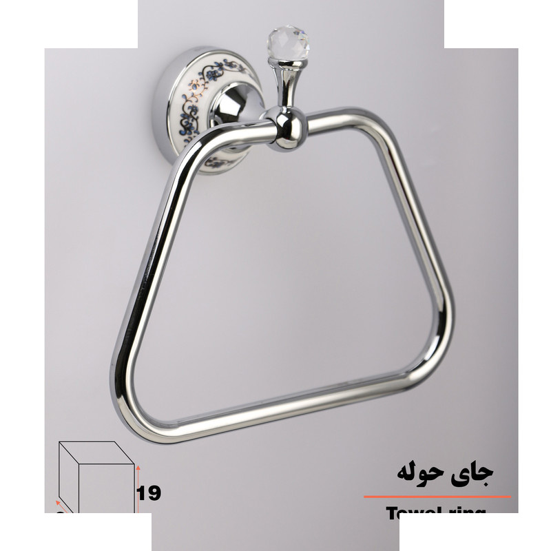 آویز حوله دلفین مدل 34 C آویز حوله دلفین مدل 34 C