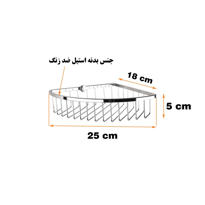 قفسه حمام دلفین مدل 30j1-C قفسه حمام دلفین مدل 30j1-C