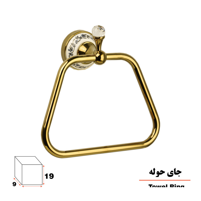 آویز حوله دلفین مدل 34 G آویز حوله دلفین مدل 34 G