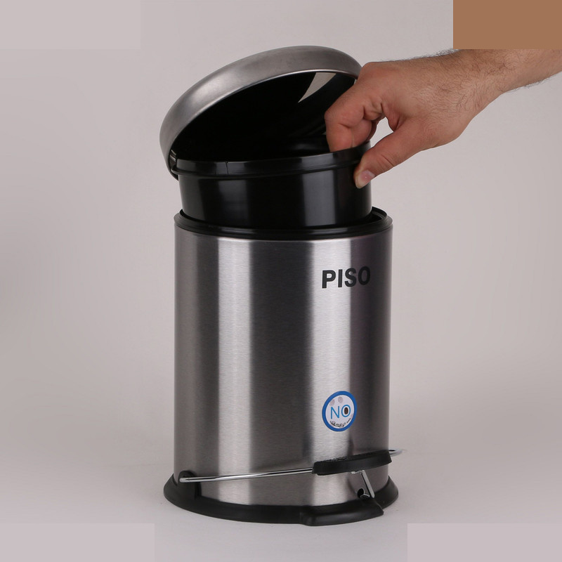 سطل زباله پدالی پیسو مدل SS-3 ظرفیت 3 لیتر سطل زباله پدالی پیسو مدل SS-3 ظرفیت 3 لیتر