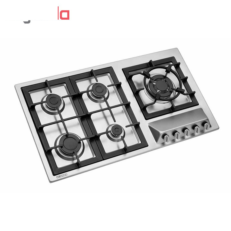 اجاق گاز صفحه ای پنج شعله استیل البرز مدل S-5959i اجاق گاز صفحه ای پنج شعله استیل البرز مدل S-5959i