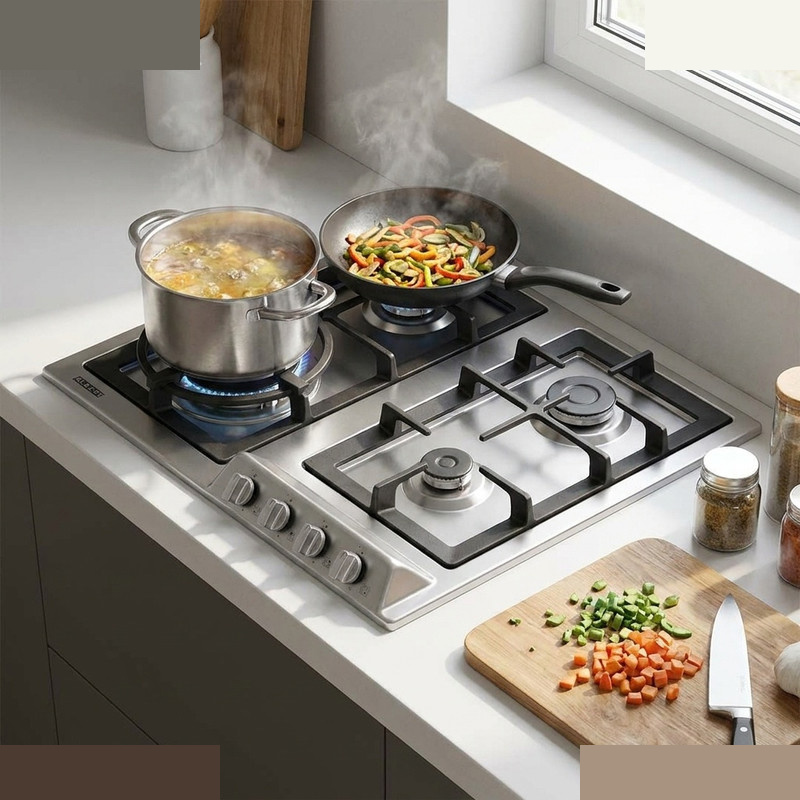 اجاق گاز صفحه ای چهار شعله استیل البرز مدل S-4655i اجاق گاز صفحه ای چهار شعله استیل البرز مدل S-4655i
