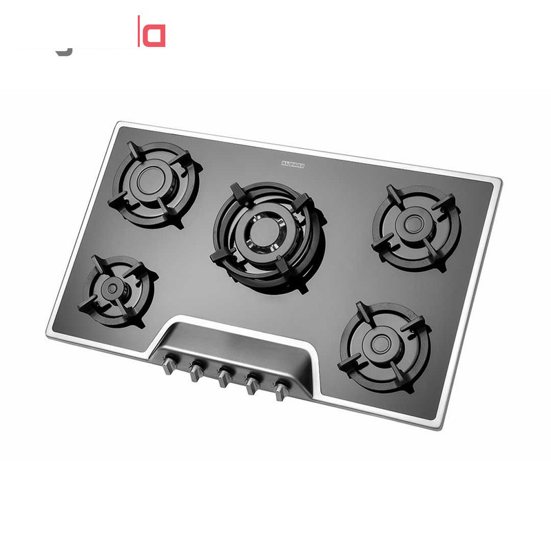 اجاق گاز صفحه ای پنج شعله استیل البرز مدل G-5951S اجاق گاز صفحه ای پنج شعله استیل البرز مدل G-5951S